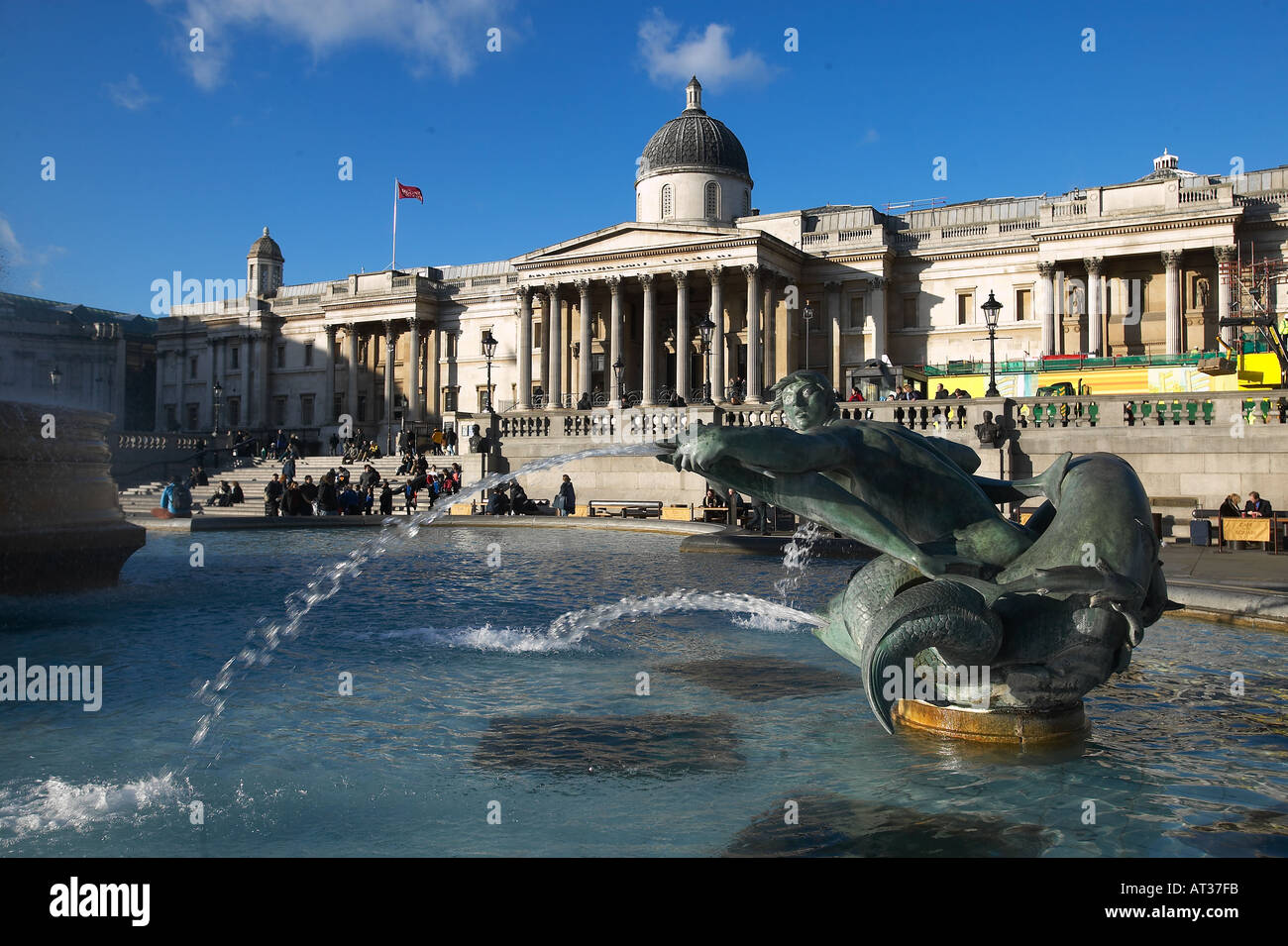 Trafalgar Square in London England Stock Photo - Alamy