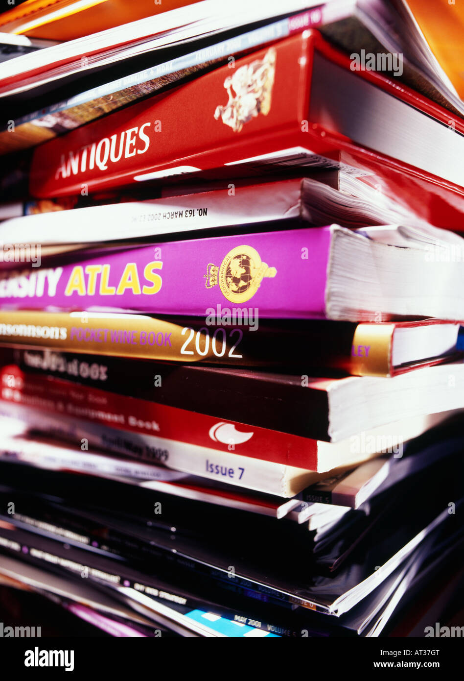 A pile of books Stock Photo