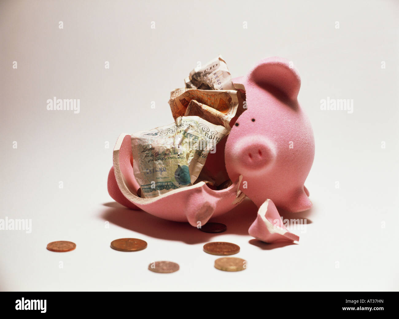 Raiding piggy bank hi-res stock photography and images - Alamy