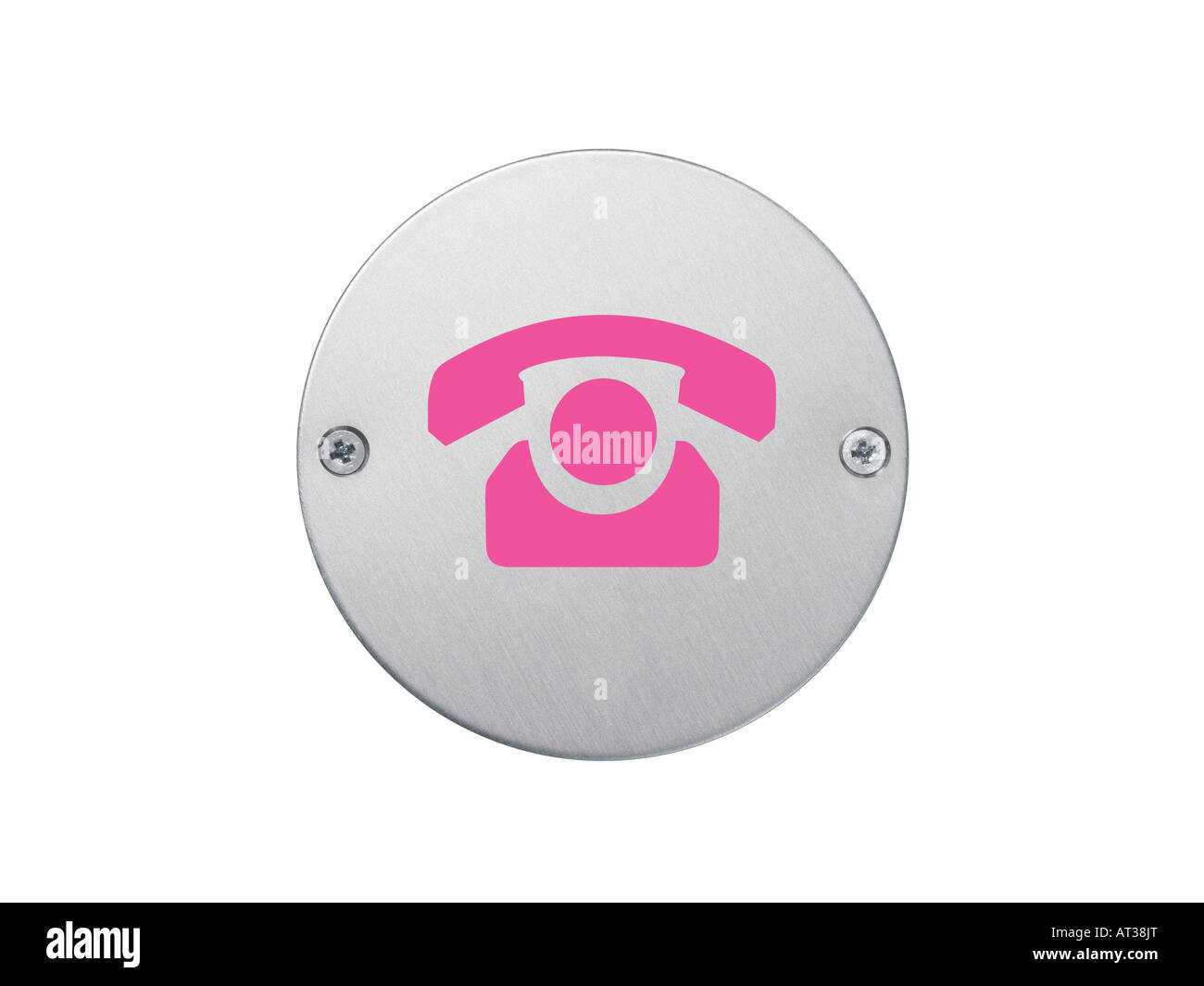 Pink telephone sign hi-res stock photography and images - Alamy