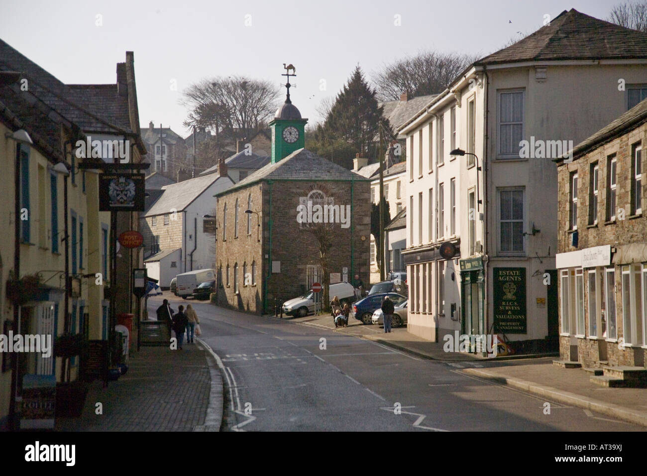 Camelford, Cornwall, scene of Britains worst water poisoning incident in 1988 Stock Photo