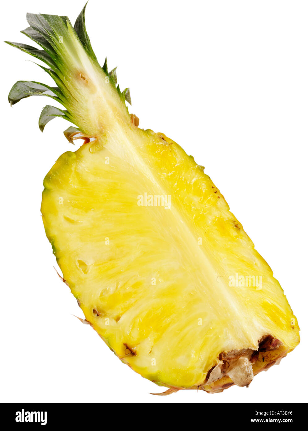QUARTER PINEAPPLE CUT OUT Stock Photo Alamy