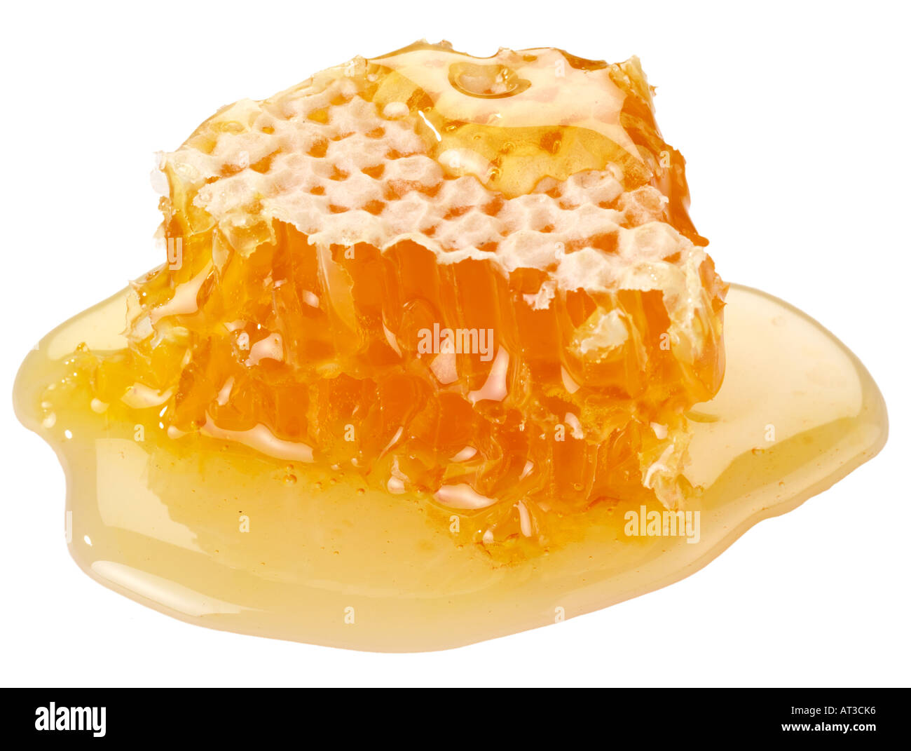 HONEYCOMB CUT OUT Stock Photo