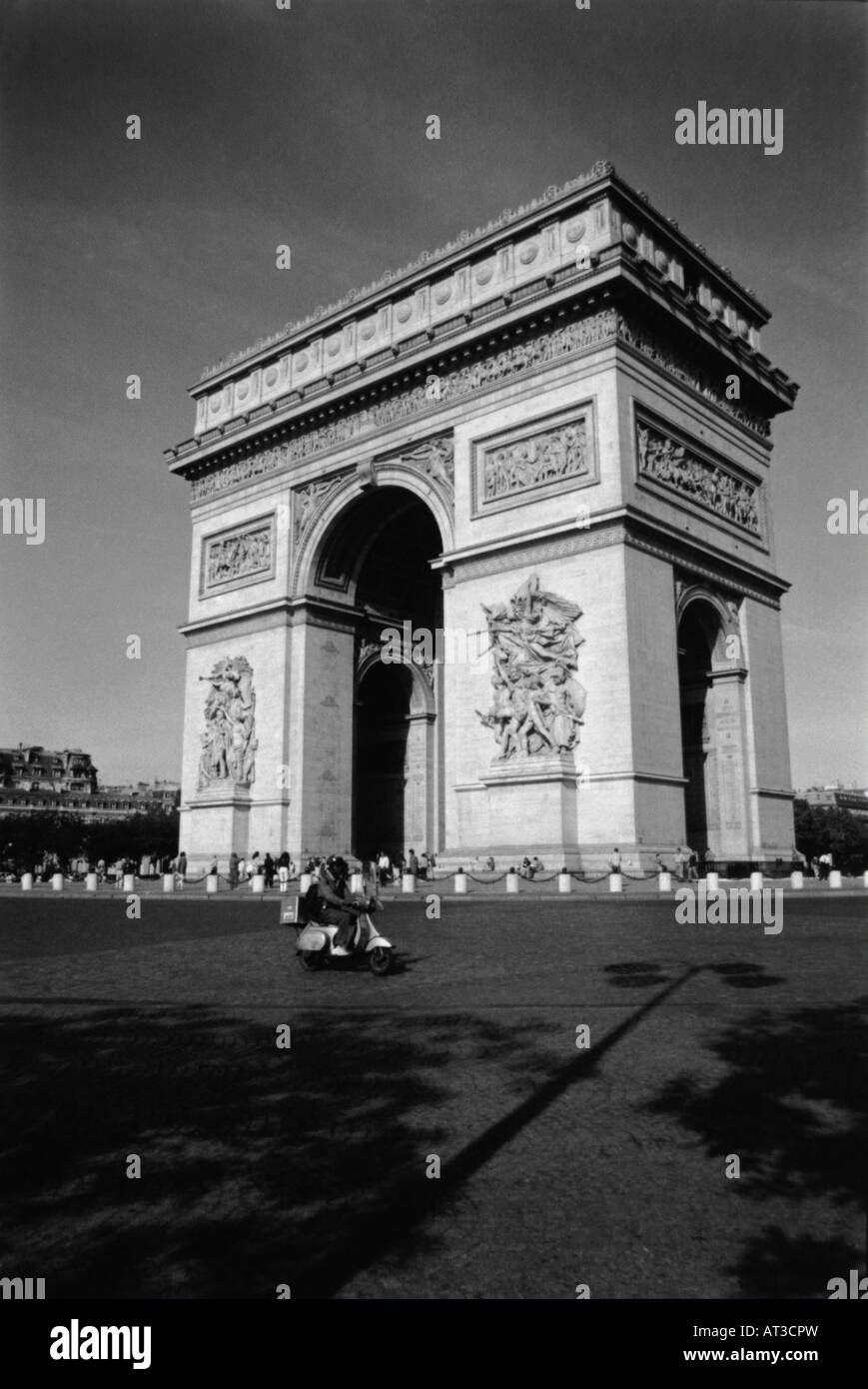 The Arc de Triomphe Stock Photo Alamy
