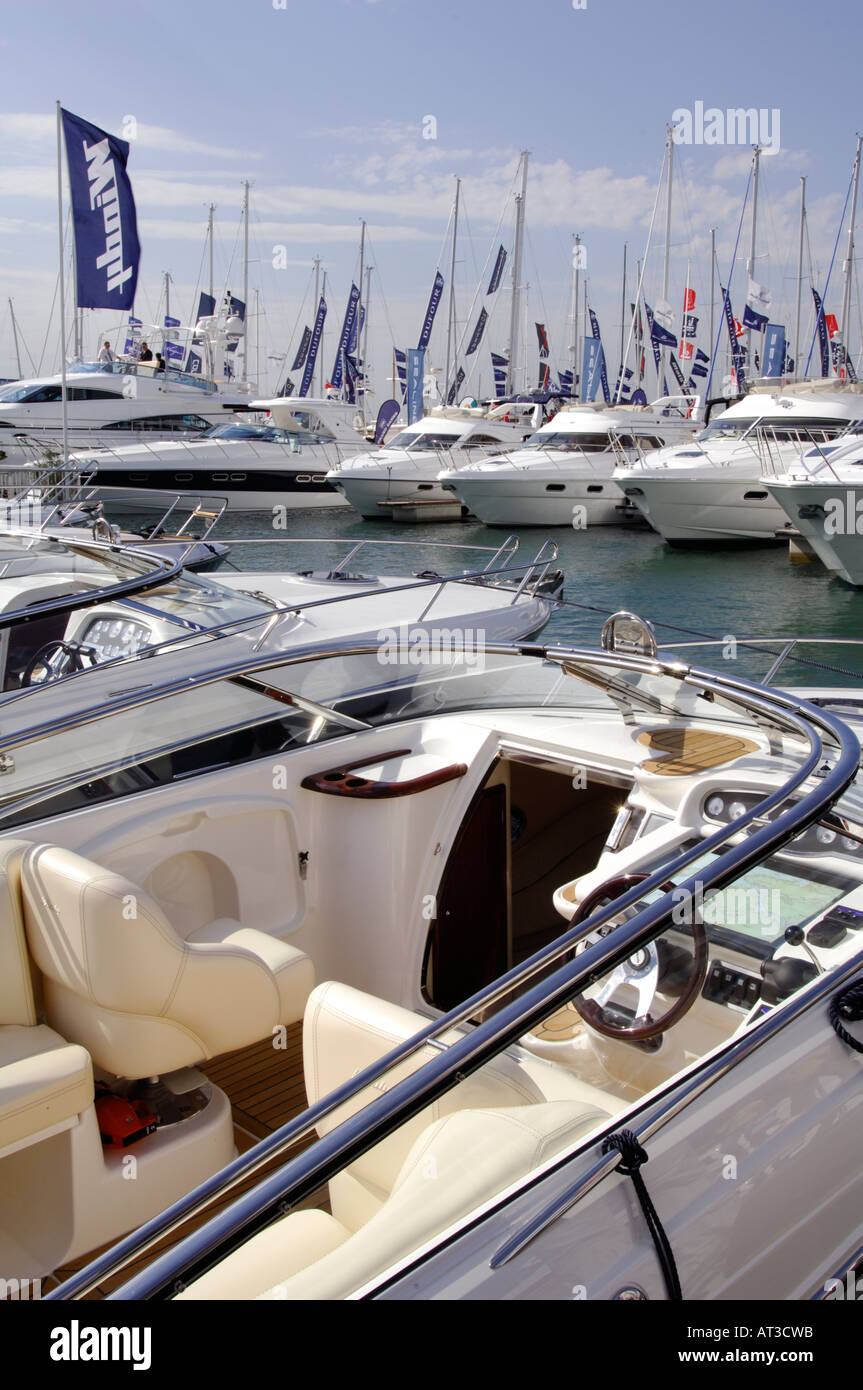 Southampton London boat show power motor boats and yachts yachting