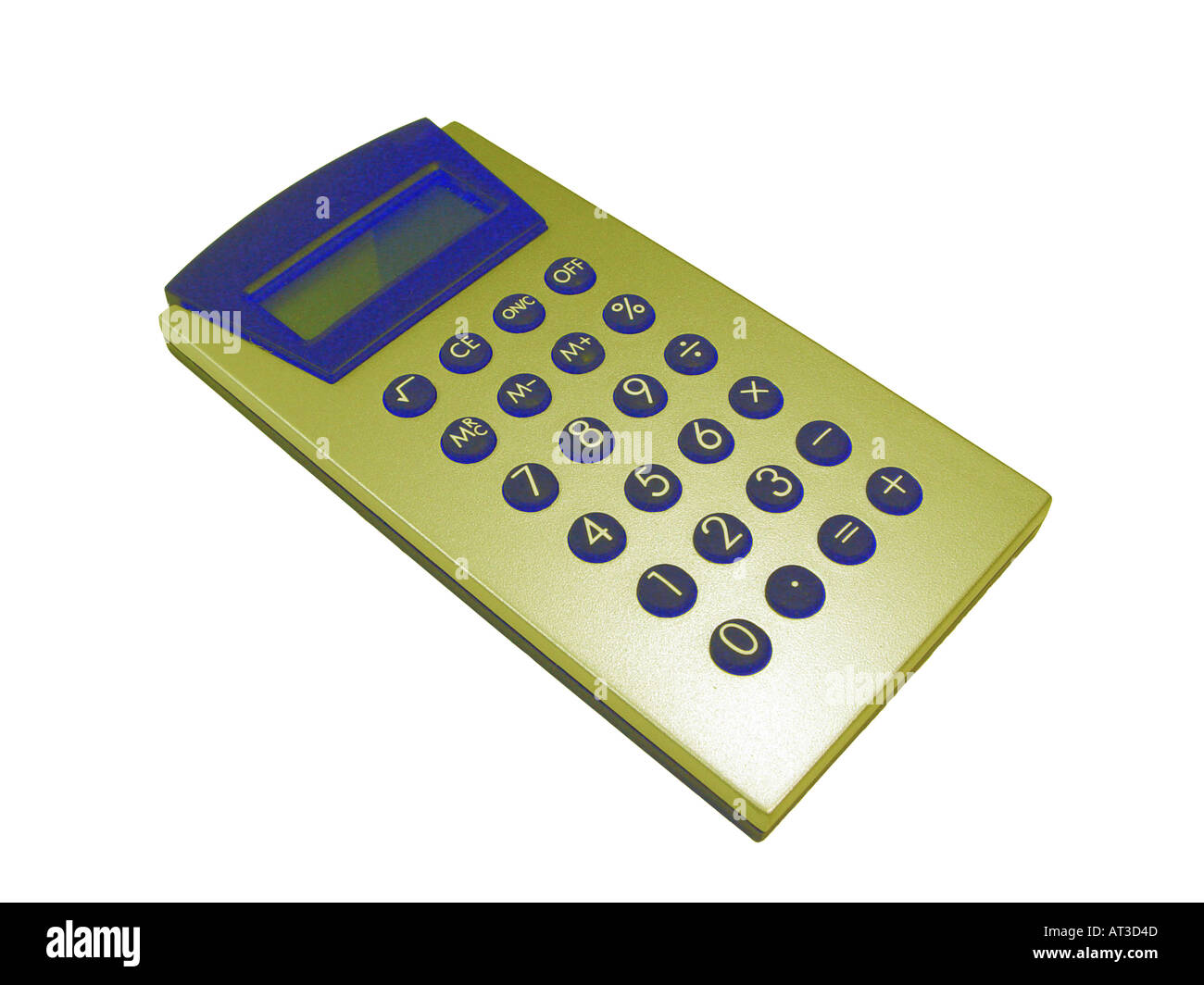 Pocket calculator as symbol for computations e g for the pension system taxes finances Stock Photo