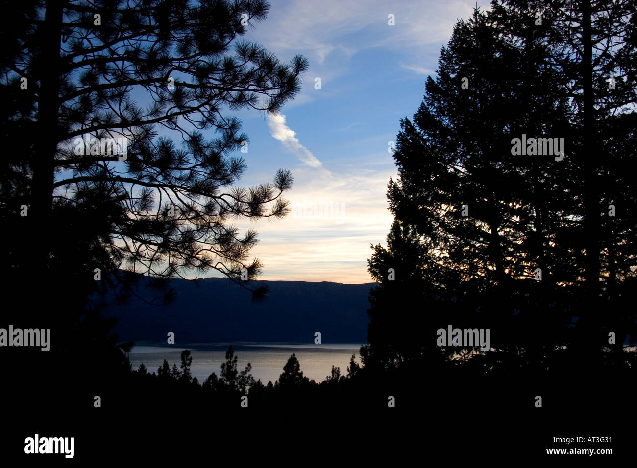 Lake Cascade at Cascade, Idaho in the Boise National Forest Stock Photo Alamy