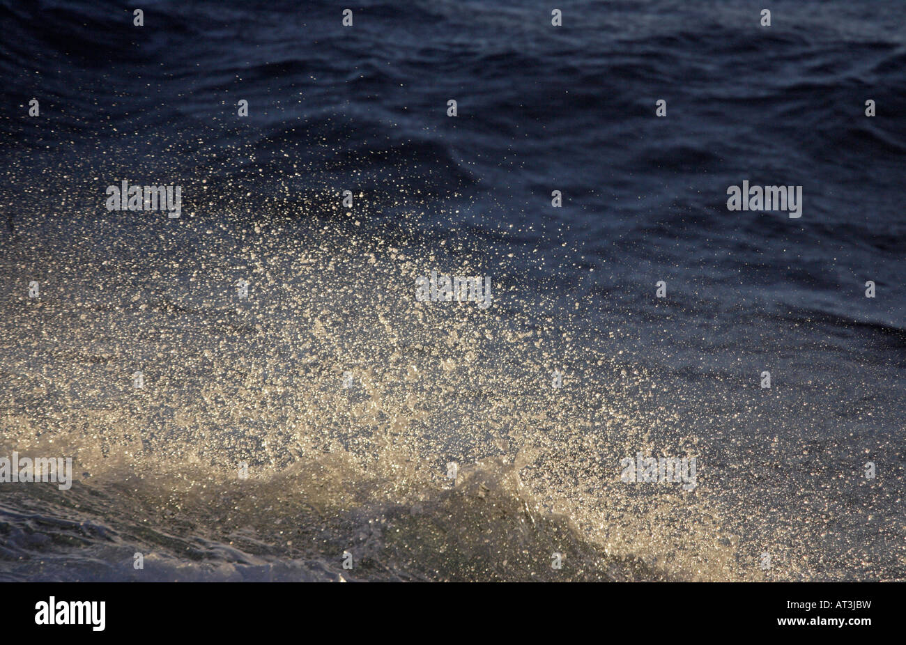 Waves in the South Atlantic sea Stock Photo