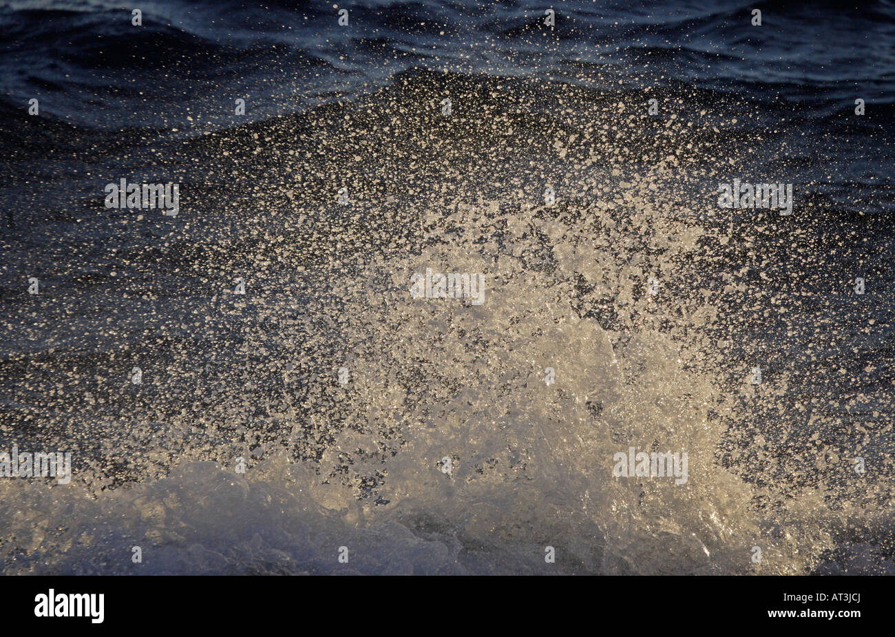 Waves in the South Atlantic sea Stock Photo