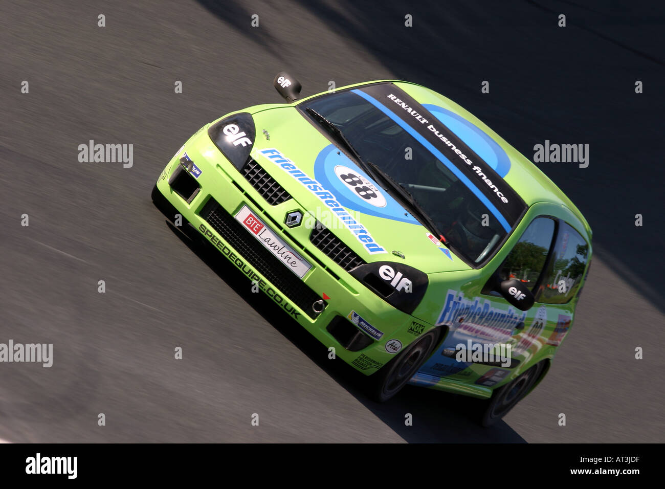 Ian Curley - Clio RenaultSport Cup at Oulton Park 2004. Stock Photo