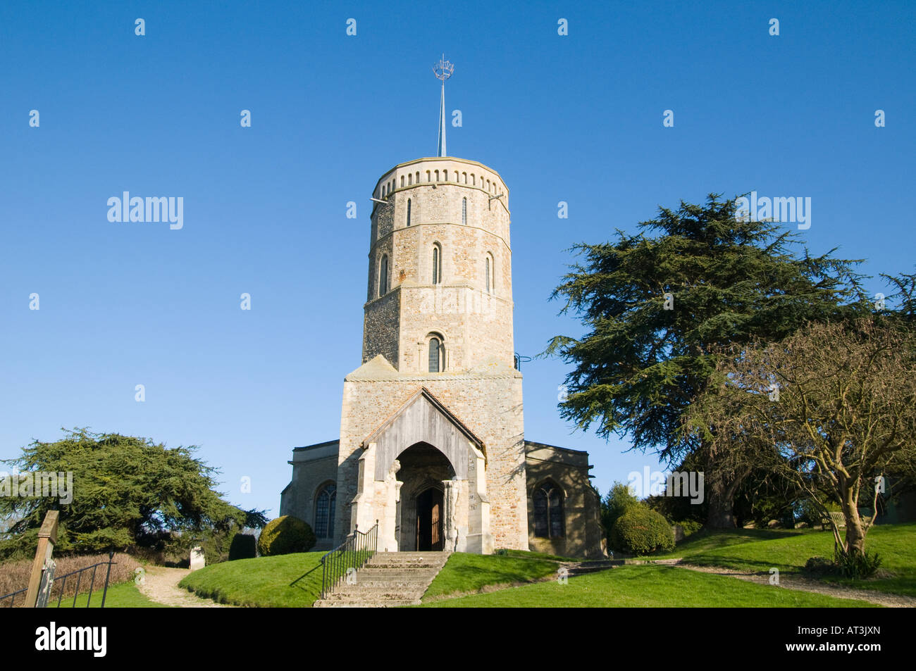 Church at Swaffham Prior, Cambridgeshire Stock Photo