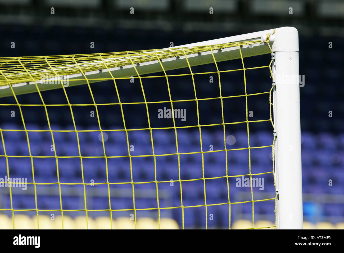 Top corner of goal Stock Photo Alamy