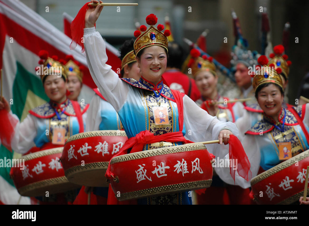 Chinese new year parade Stock Photo Alamy