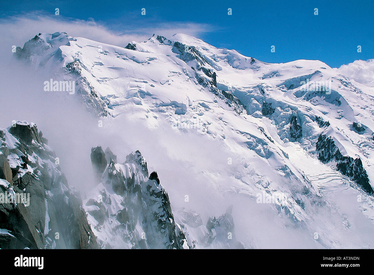 Summit of Mont Blanc, France Stock Photo - Alamy