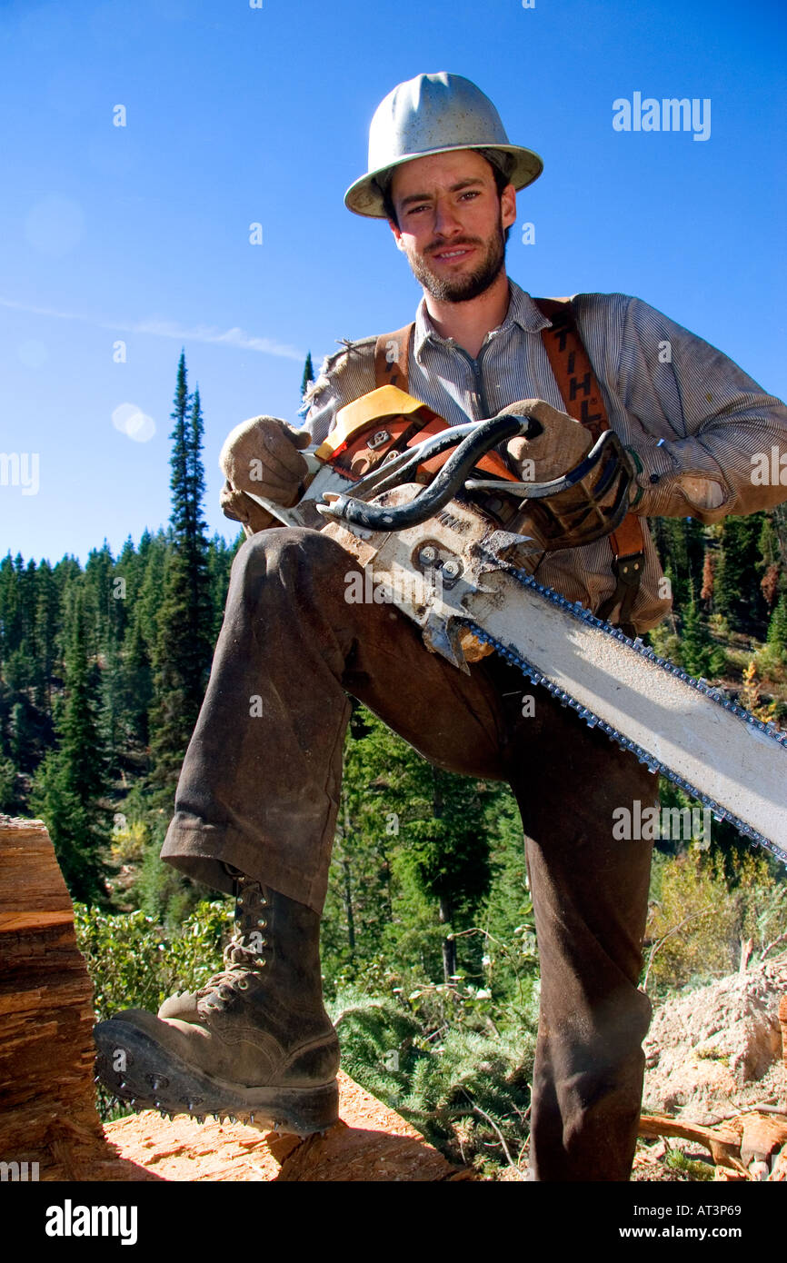 Logging hard cheap hat