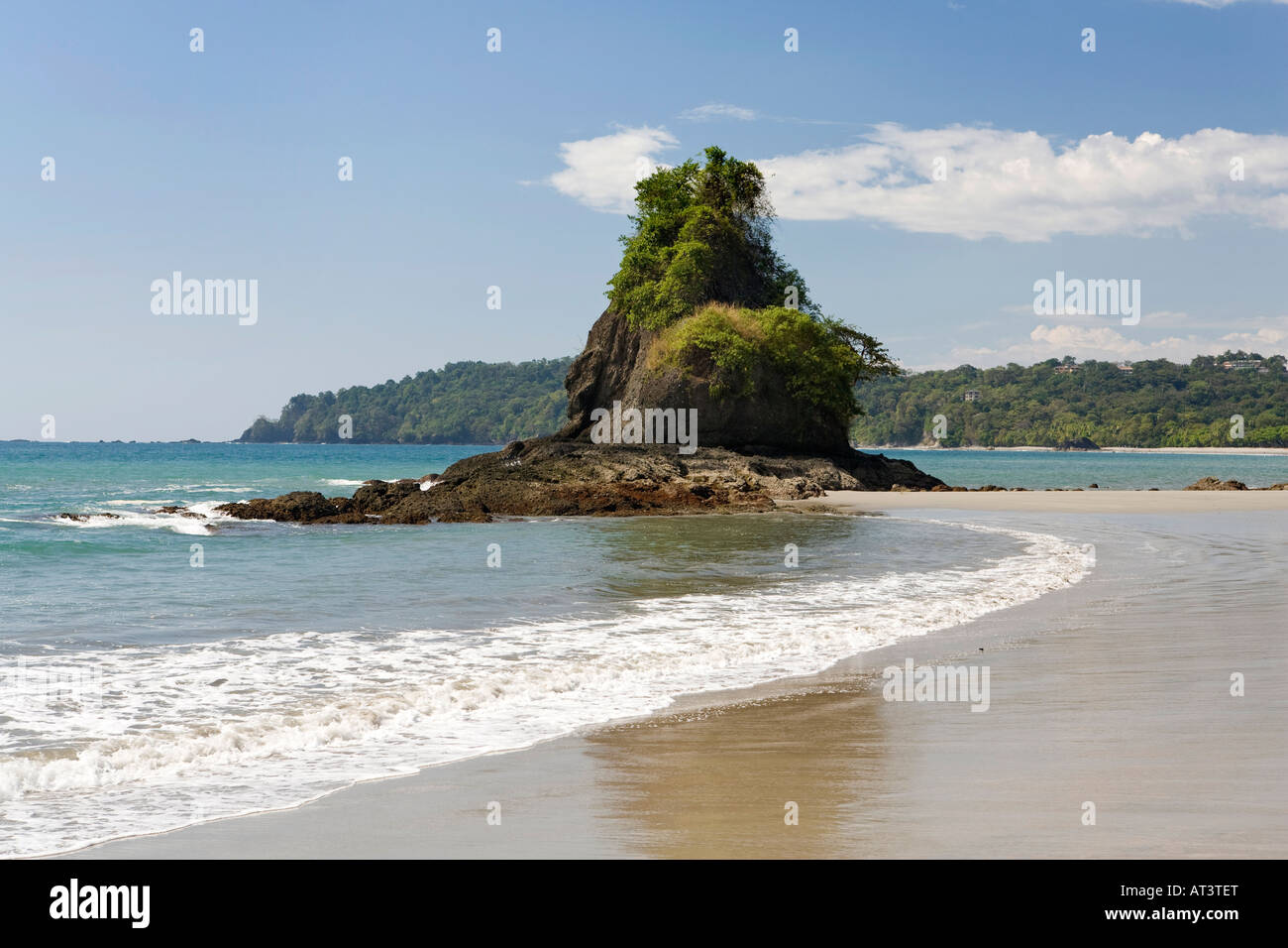 Costa Rica Quepos Manuel Antonio Playa Espadilla Sur Beach Stock Photo