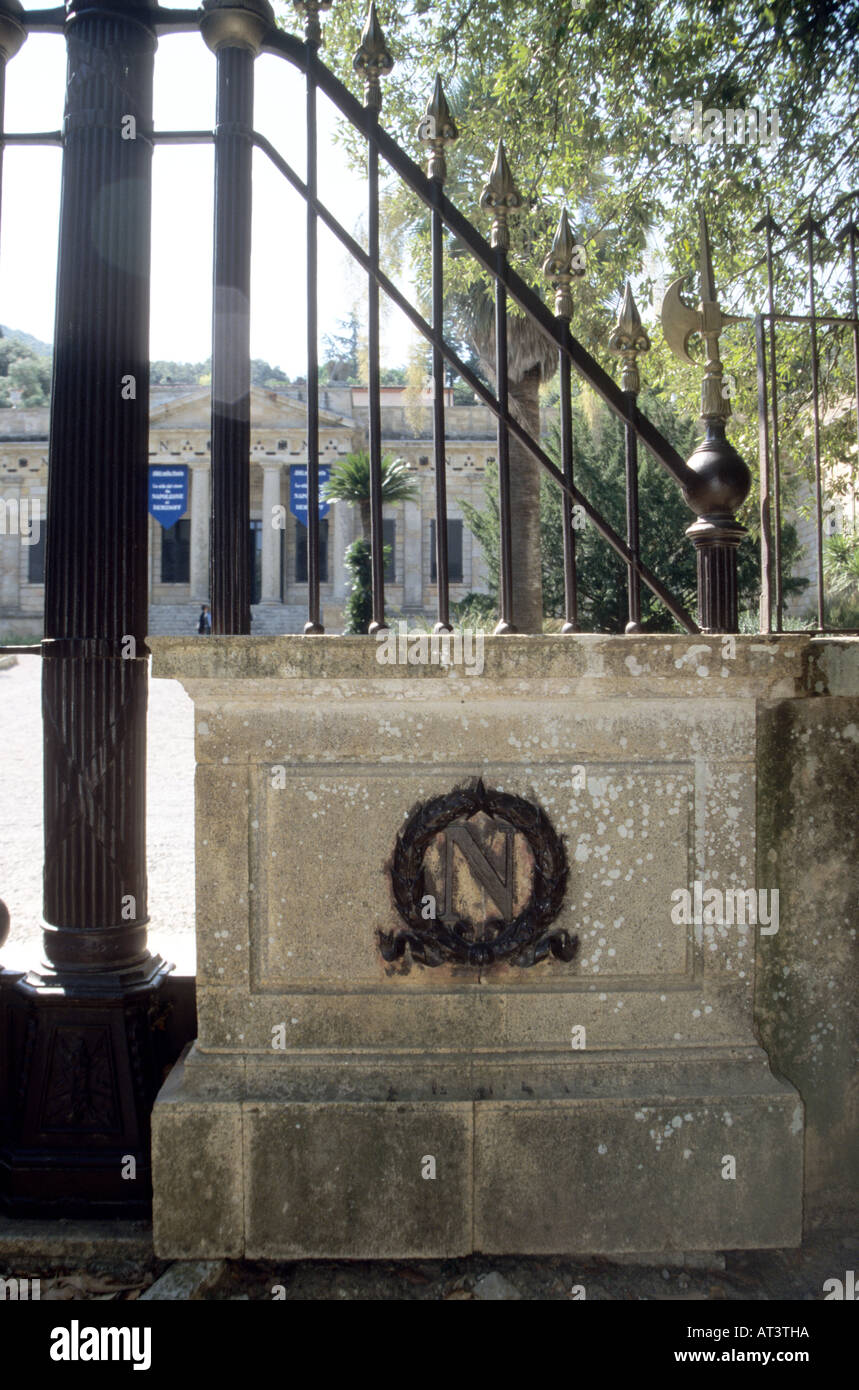 Enterance gate to Napoleon Bonapart's exile home on the Isle of Elba