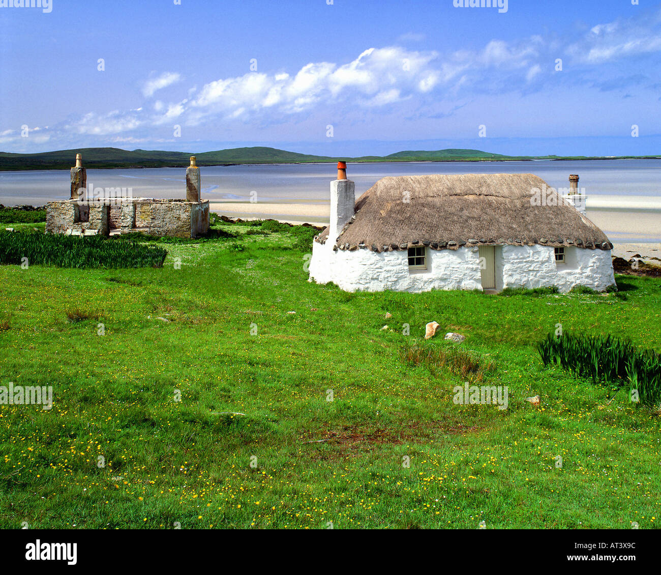 GB - SCOTLAND:  Croft at Malacleit on North Uist Stock Photo