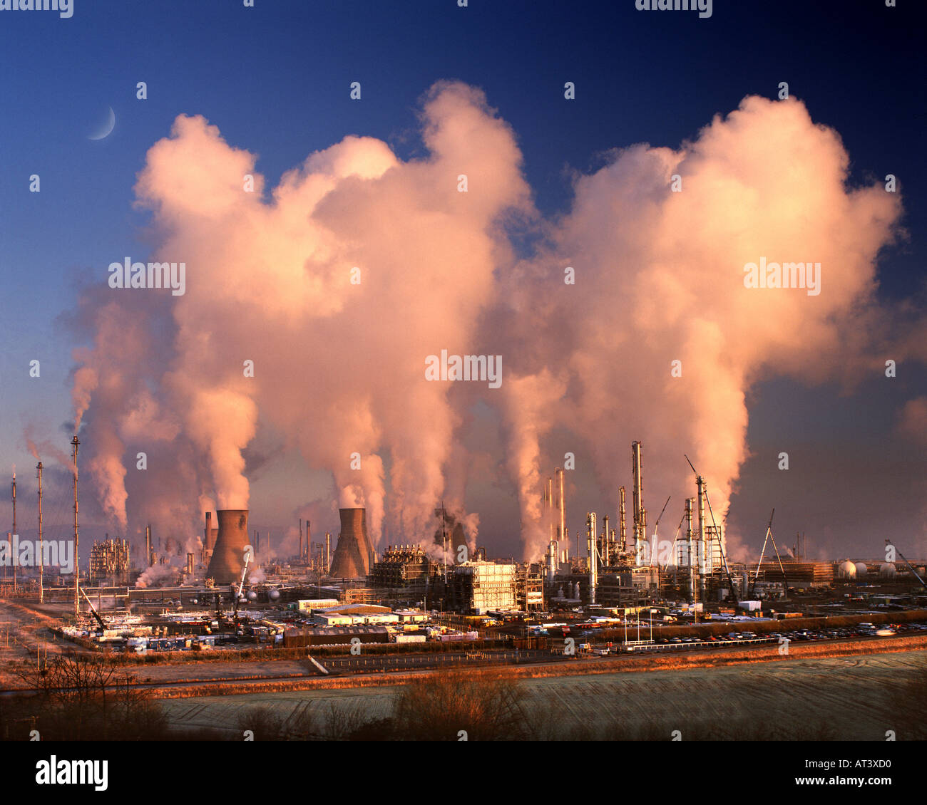 GB -  SCOTLAND:  Grangemouth Petro Chemical Plant Stock Photo