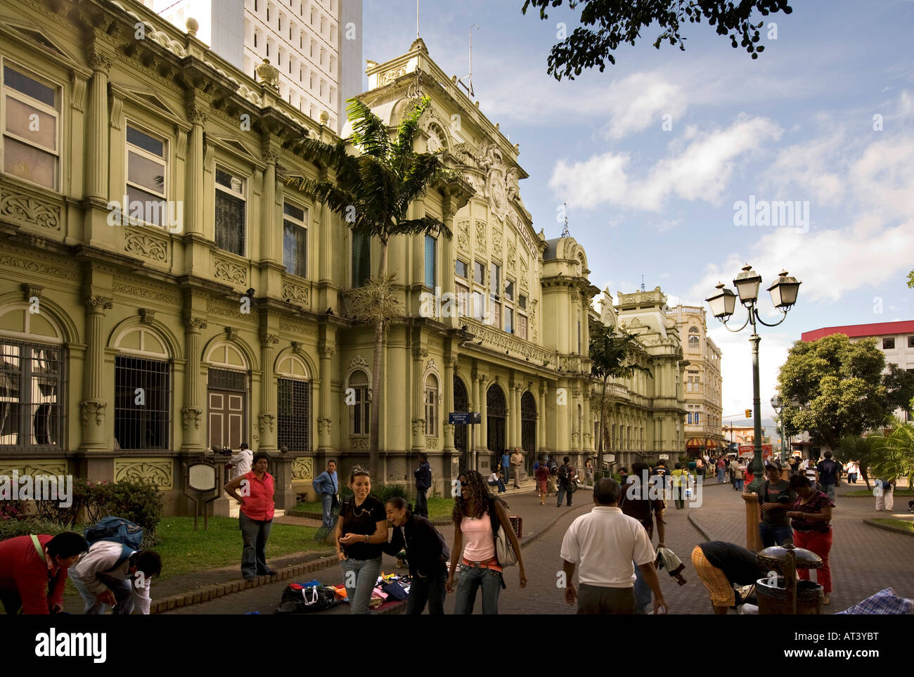 Costa Rica San Jose Main Post Office Correo Central building Stock Photo