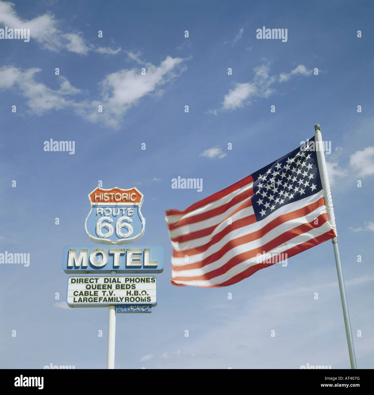geography / travel, USA, Arizona, Seligman, street sign, route 66, Stock Photo