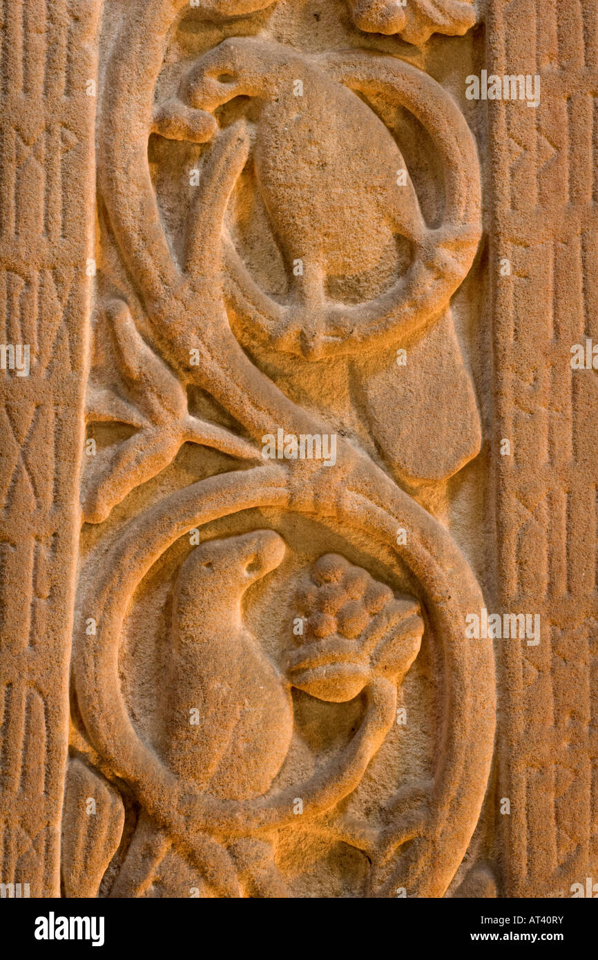 Ruthwell Cross Near Annan Is A 8th Centuary Anglo Saxon Cross Carved In ...