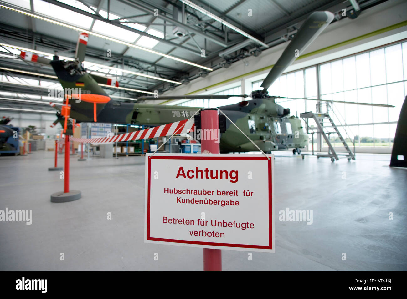 Eurocopter Germany of the Eurocopter Group subsidiary of the EADS AG production of military helicopters: NH90 Stock Photo