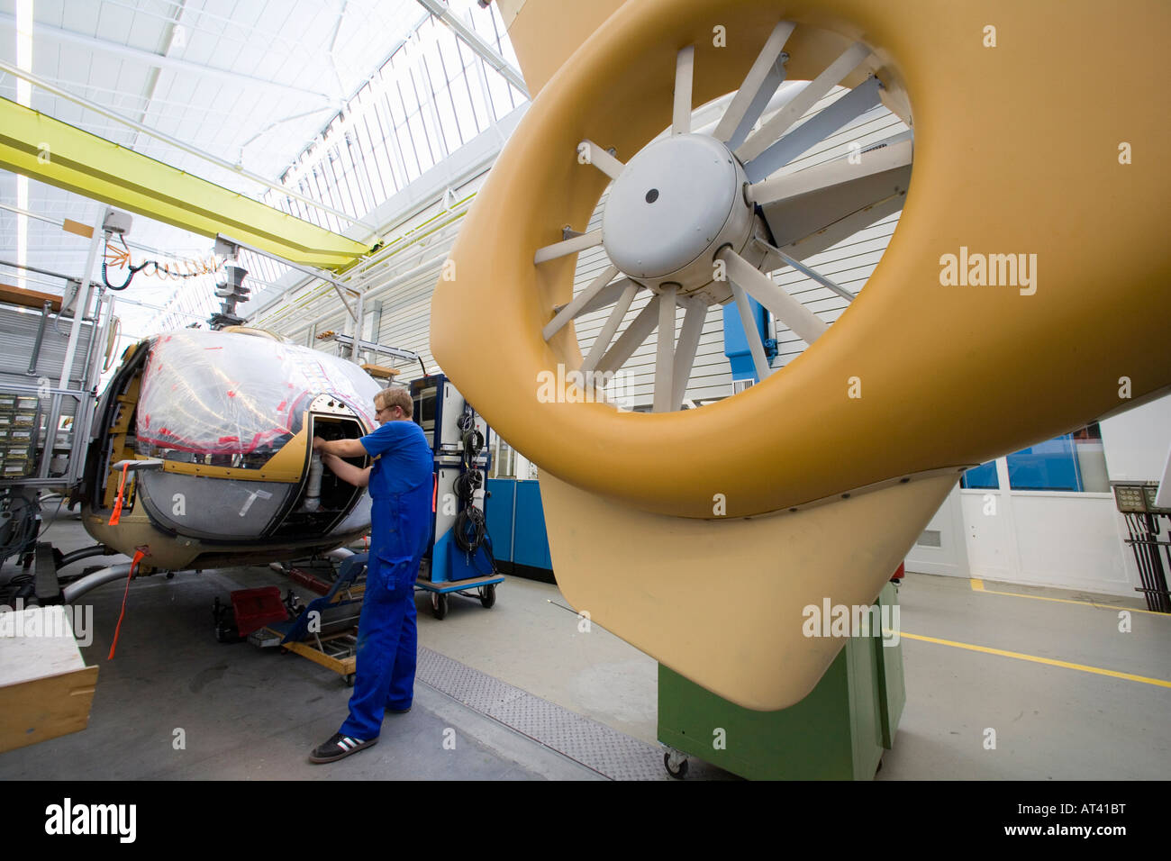 Eurocopter Germany of the Eurocopter Group subsidiary of the EADS AG production of civil helicopters Stock Photo