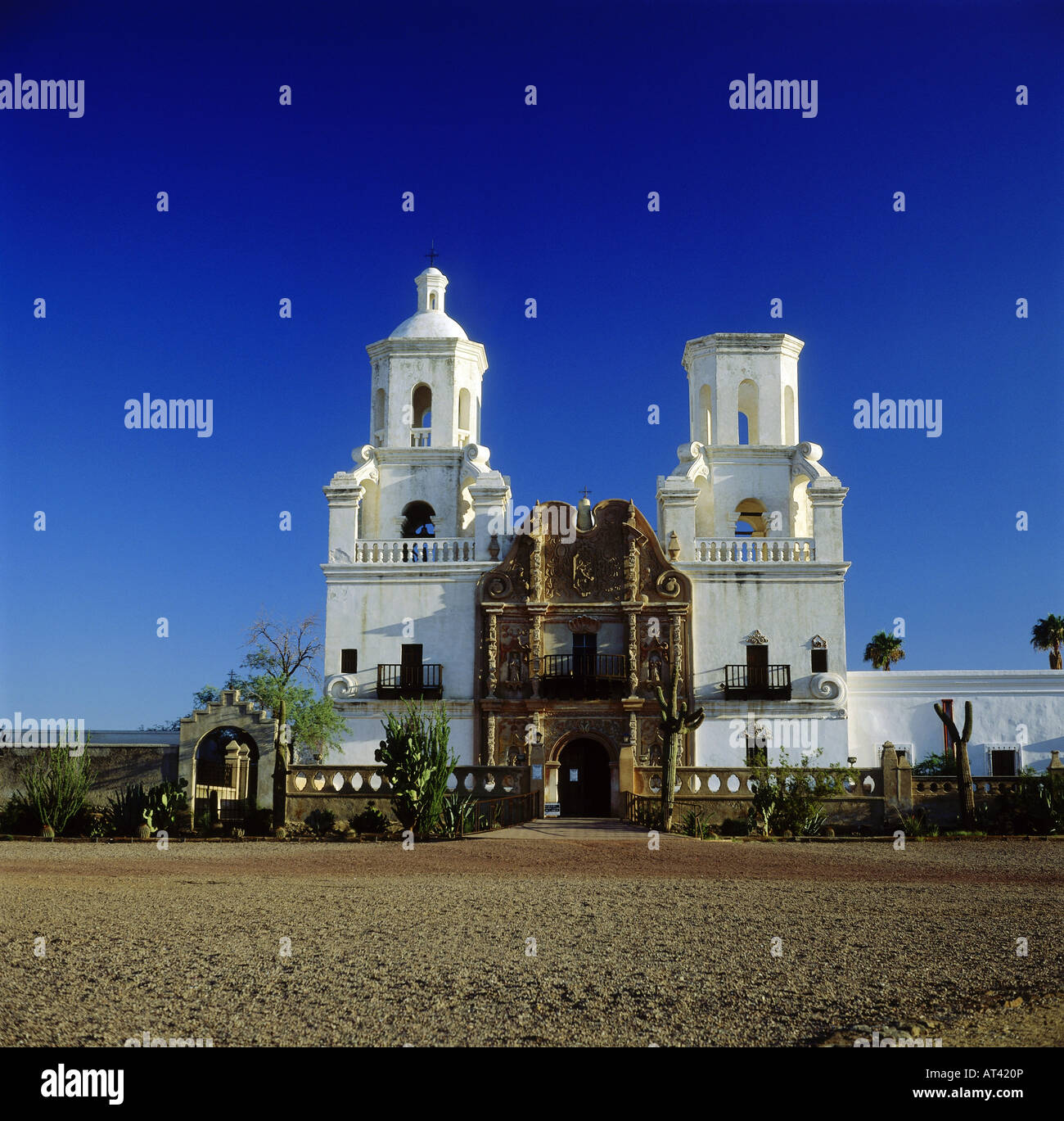 geography / travel, USA, Arizona, Tucson, churches, San Xavier mission ...