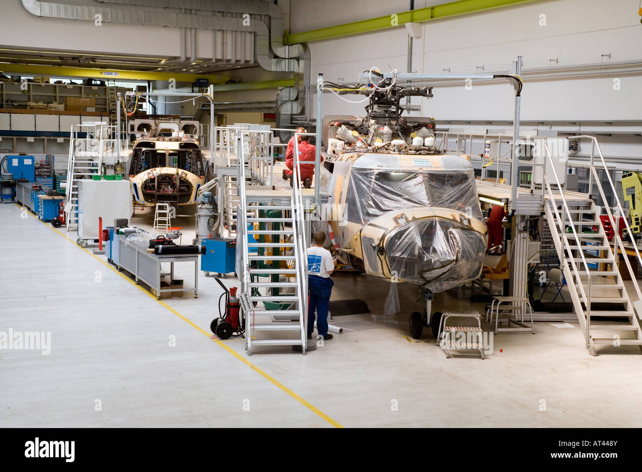 Eurocopter Germany of the Eurocopter Group subsidiary of the EADS AG production of military helicopters: NH90 Stock Photo