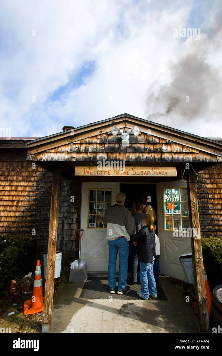 The Sugar Shack in Barrington, New Hampshire. Stock Photo
