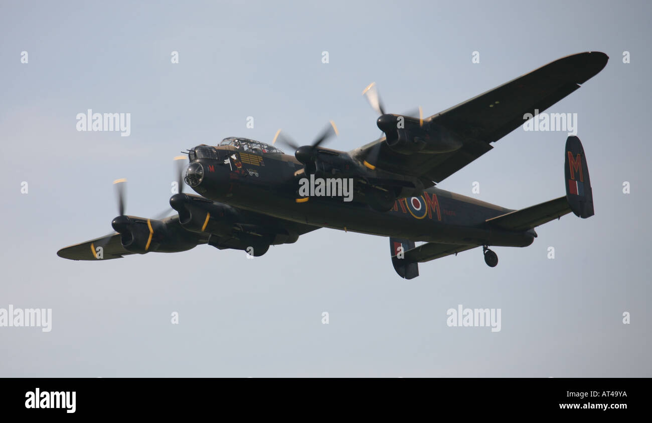Avro Lancaster MK 3 PA474 EE176 61 Squadron QRM Stock Photo
