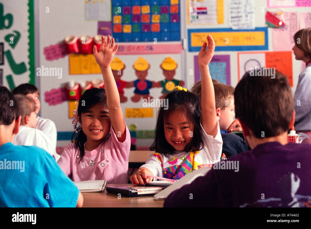 Kids In School Stock Photo - Alamy