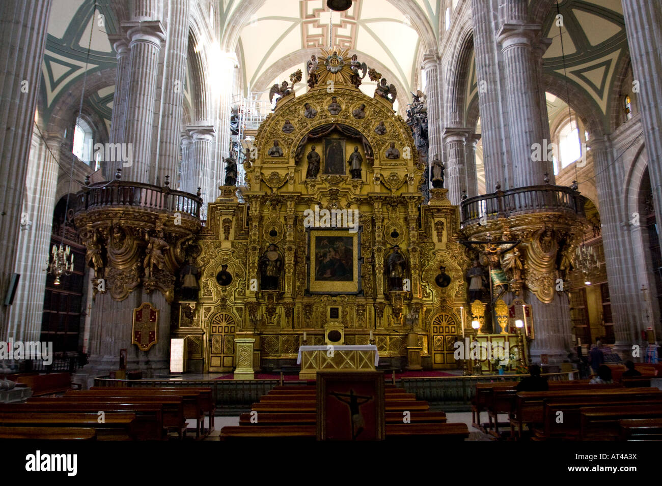 Dekoration Des Antiken Katholischen Klosters Mexico Stockfoto - Bild von  kultur, stein: 161541404