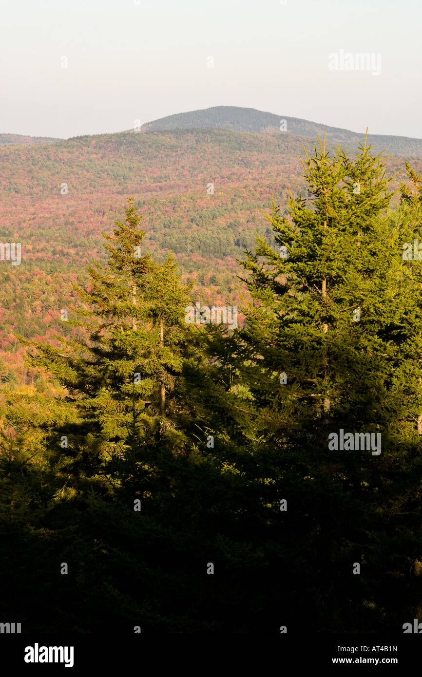 The view east from Silver Mountain in Lempster, New Hampshire Stock Photo Alamy