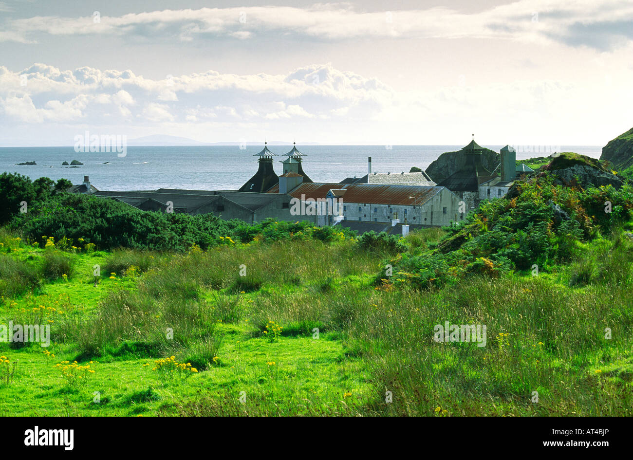 Ardbeg whisky distillery on the Inner Hebrides island of Islay, Scotland, UK Stock Photo