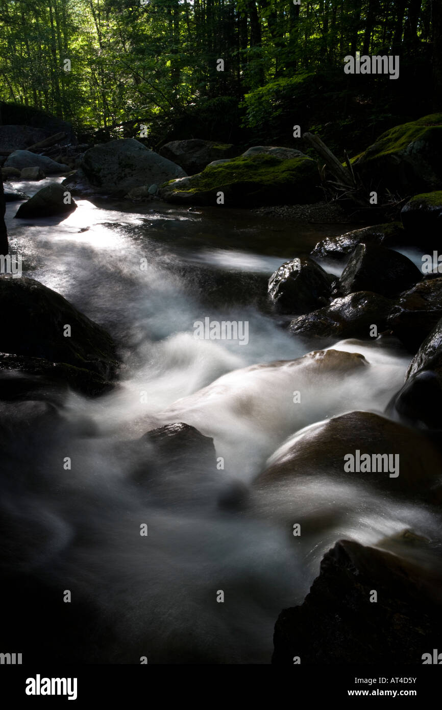 Wild Brook in Vermont's Green Mountains. Eden, Vermont Stock Photo Alamy