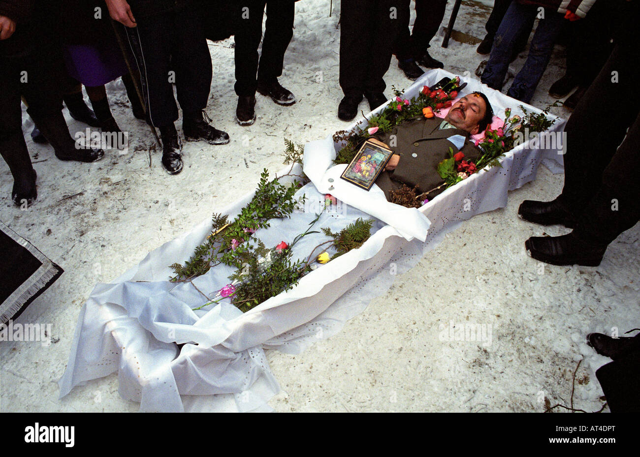 Funeral in Chilia Stock Photo