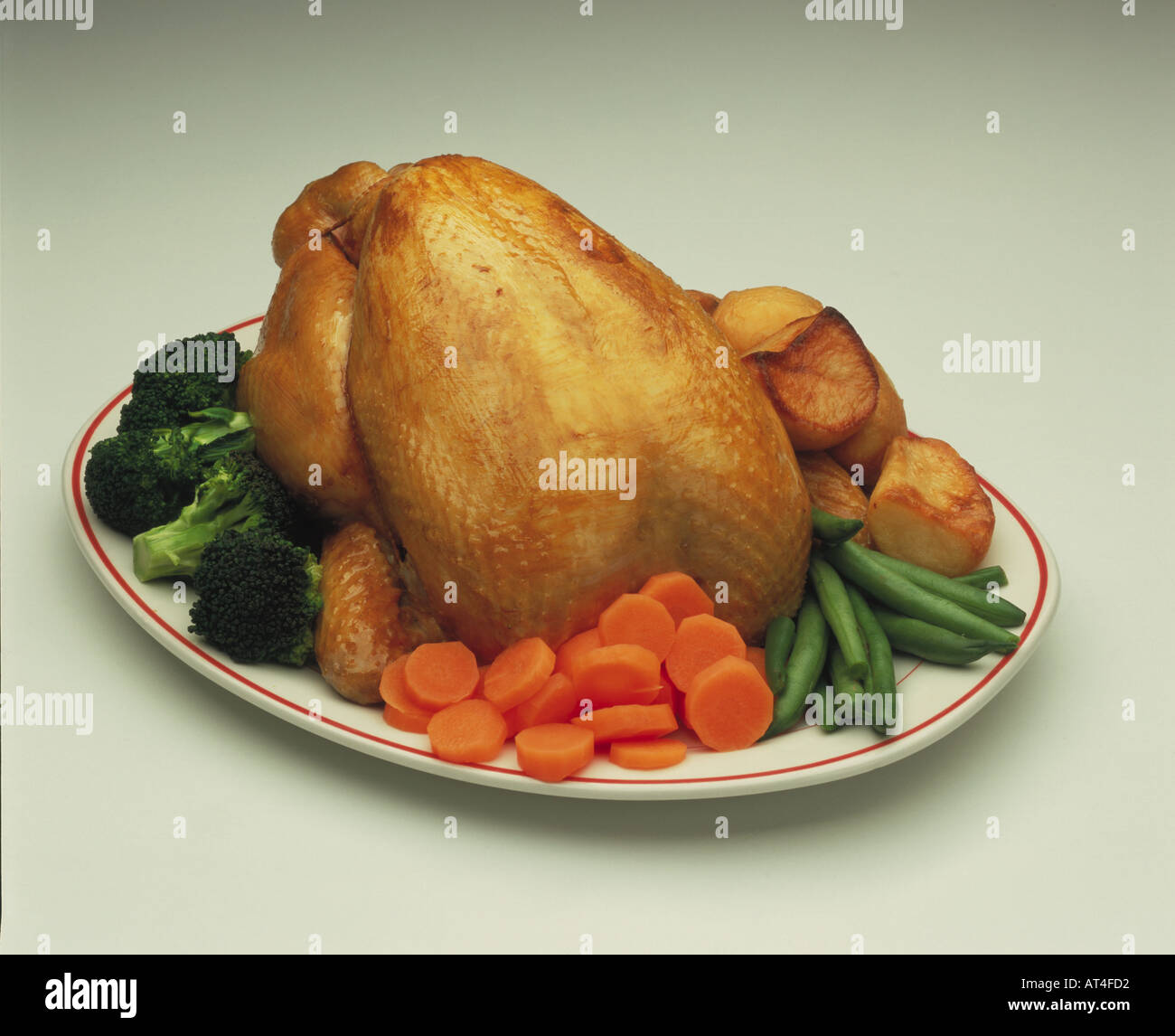 a roast fowl Stock Photo - Alamy