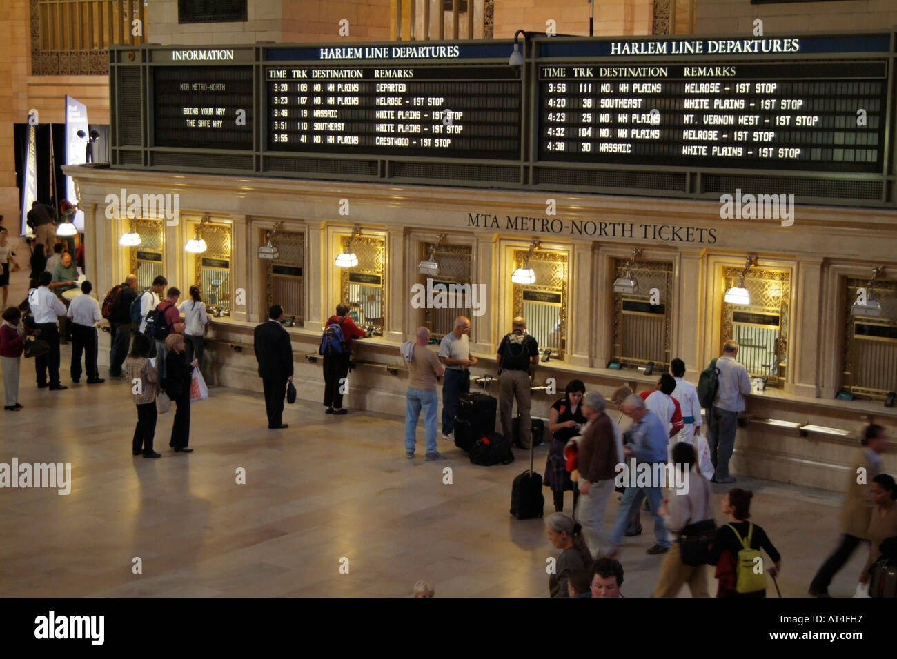 Grand Central Station in New York USA. Ticket offices Stock Photo - Alamy