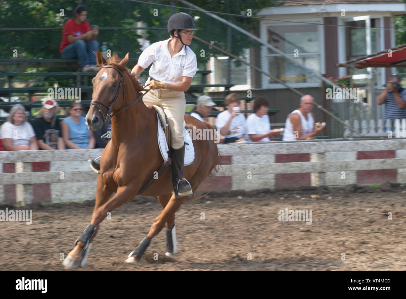 Horse show competition at the Erie County Fair and Expo in Hamburg New