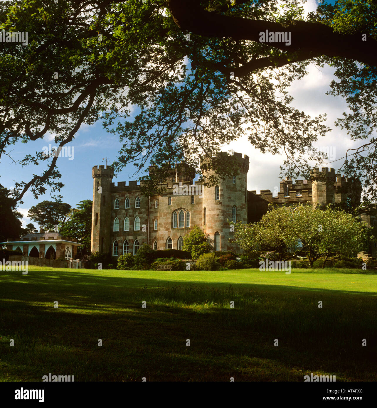 UK Cheshire Cholmondeley Castle Stock Photo
