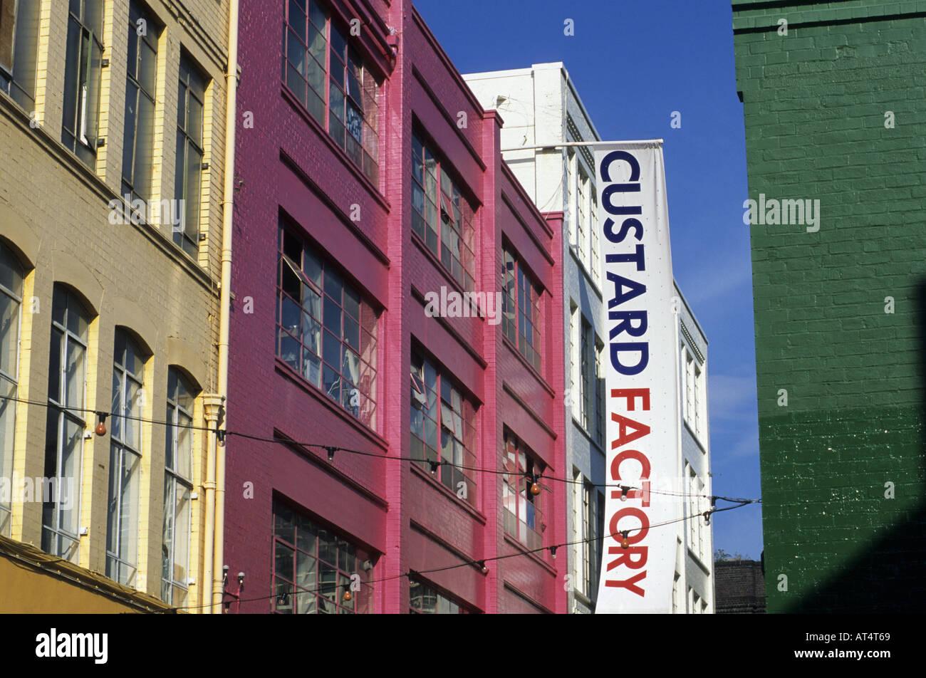 The Custard Factory, Digbeth, Birmingham, West Midlands, England, UK Stock Photo