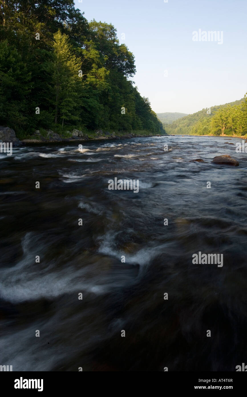 The West River in Townshend, Vermont. Connecticut River tributary Stock