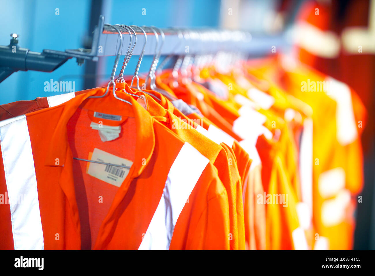 Orange high visibility workwear hi-res stock photography and images - Alamy