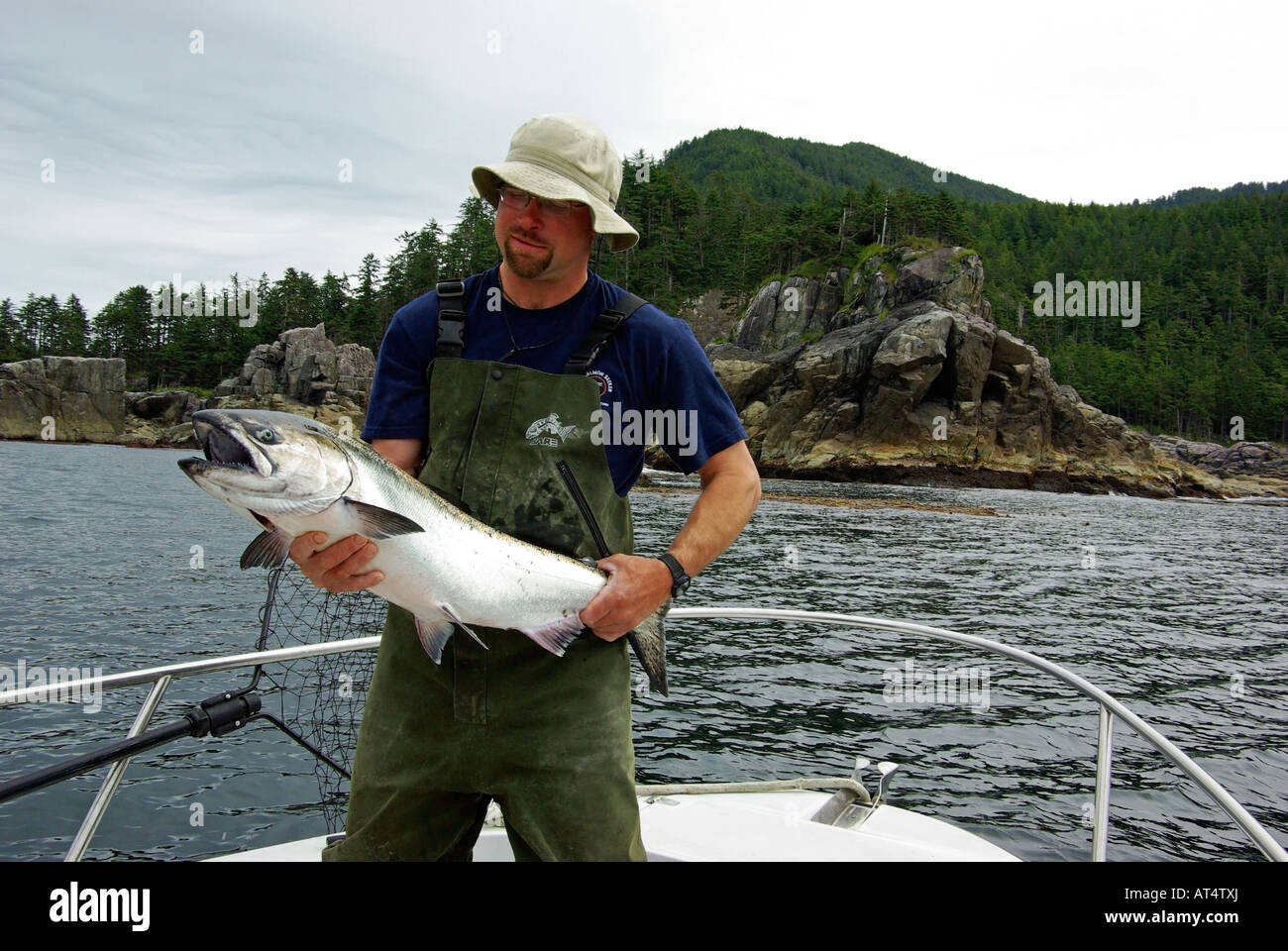 A fine chinook salmon from Fame Point in Kano Inlet on the west coast