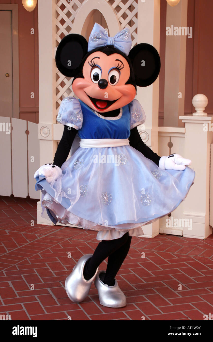 Minnie Mouse at Disneyland California Stock Photo
