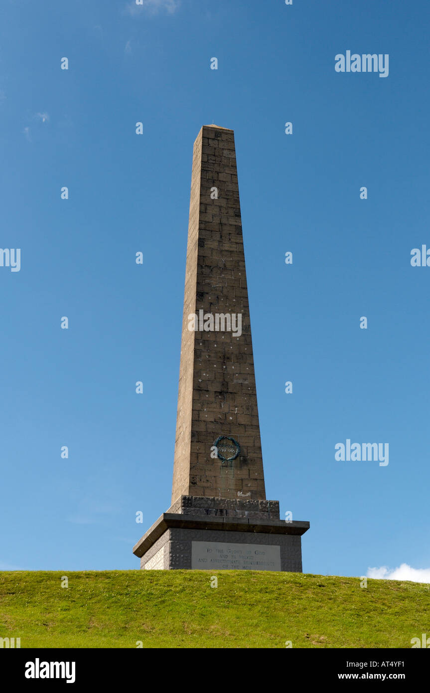 Knockagh Monument War Memorial in County Antrim Northern Ireland Stock ...