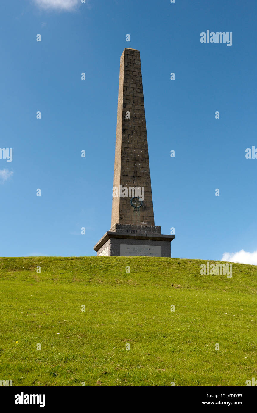 Knockagh Monument War Memorial in County Antrim Northern Ireland Stock ...