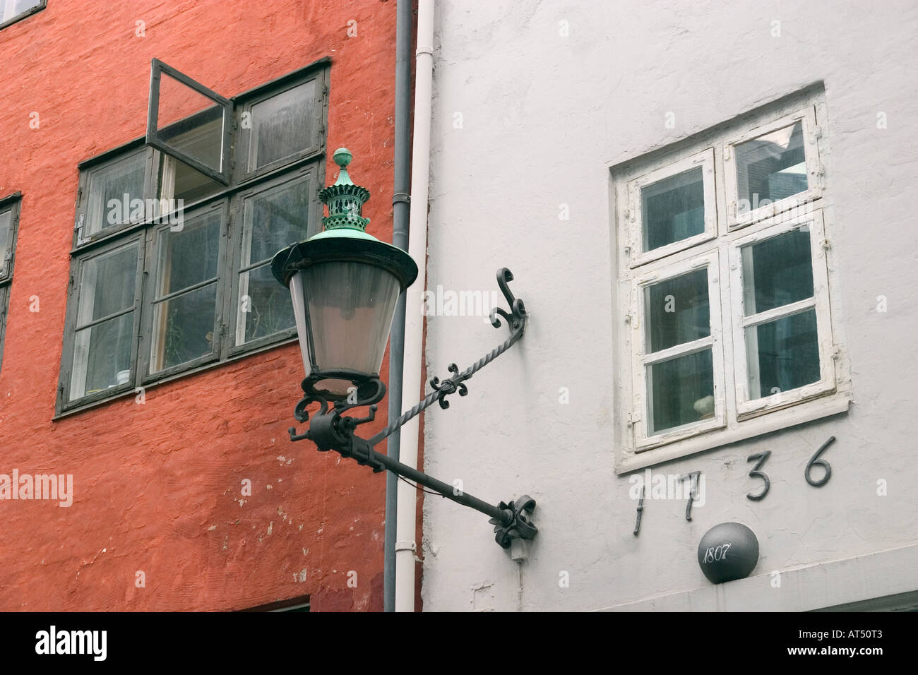 Built in canon ball from the British bombardment of Copenhagen Denmark